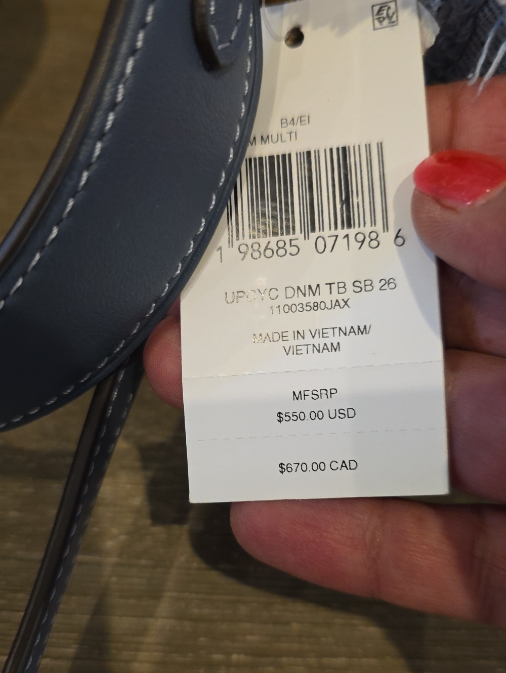 Coach Upcycled By Coach NWT Denim Tabby 26 - Picture 4 of 14